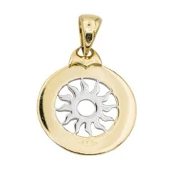 Pendentif BULGARI "Tondo" En Or Jaune Et Blanc 10 Pendentif BULGARI "Tondo" En Or Jaune Et Blanc -Castafiore Boutique pendentif bulgari tondo en or jaune et blanc 554076