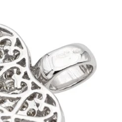 Pendentif Coeur Or Blanc Diamant 8 Pendentif Coeur Or Blanc Diamant -Castafiore Boutique pendentif coeur or blanc diamant 941752