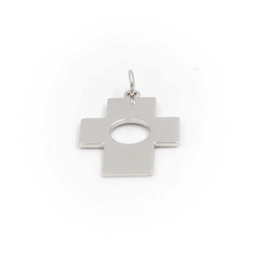 Pendentif Croix En Or Blanc 2 Pendentif Croix En Or Blanc – Image 2