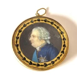 Pendentif En Or Et Miniature Louis XVI , époque 18º Siècle -Castafiore Boutique pendentif en or et miniature louis xvi epoque 18o siecle 464175