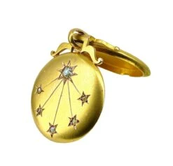 Pendentif En Or Jaune Et Diamants -Castafiore Boutique pendentif en or jaune et diamants 118384