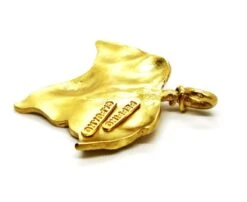 Pendentif Feuille Or Jaune 11 Pendentif Feuille Or Jaune -Castafiore Boutique pendentif feuille or jaune 139697