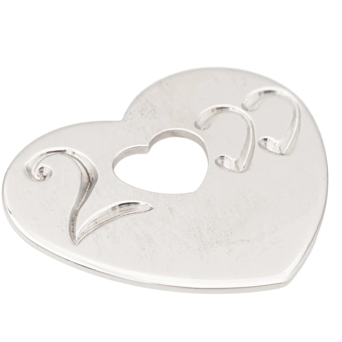 Pendentif POIRAY "Coeur" En Or Blanc 1 Pendentif POIRAY "Coeur" En Or Blanc