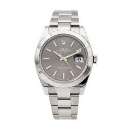 Montre ROLEX "Datejust 41" En Acier, Bracelet Oyster