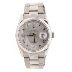 Rolex Montre Day- Date Or Blanc