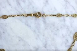 Sautoir, Chaine Ancienne Or 155 Cm Filigrane Ovale 16 Sautoir, Chaine Ancienne Or 155 Cm Filigrane Ovale -Castafiore Boutique sautoir chaine ancienne or 155 cm filigrane ovale 365399