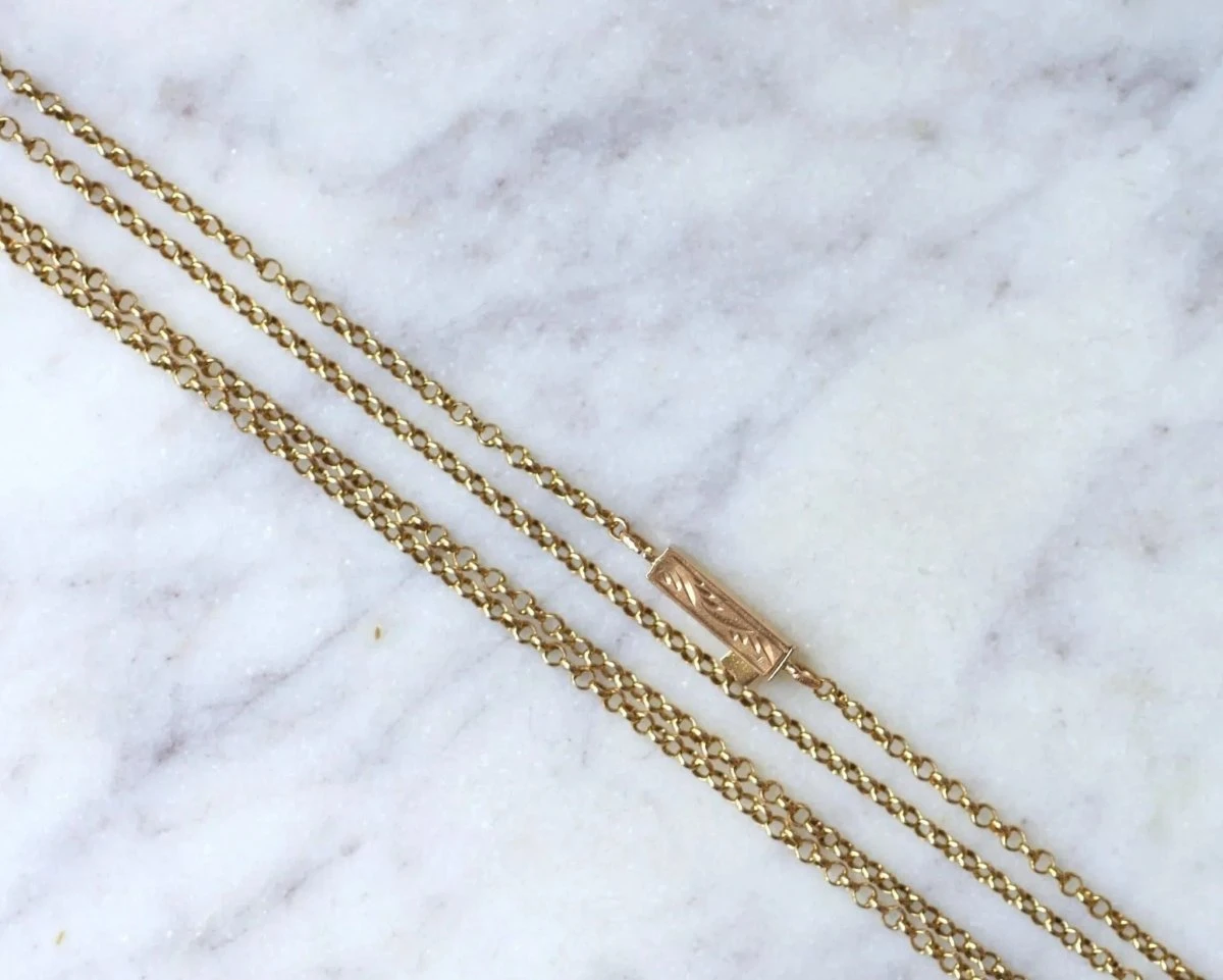 Sautoir Fin En Or Jaune 5 Sautoir Fin En Or Jaune – Image 5