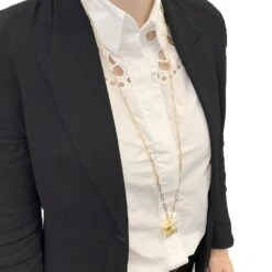 Miller Sautoir LOUIS VUITTON "Malle" En Or Jaune Et Diamant -Castafiore Boutique sautoir louis vuitton malle en or jaune et diamant 572089