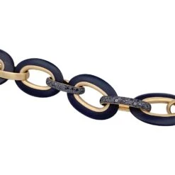 Miller Sautoir POMELLATO "Victoria" En Or Rose, Diamants Noirs Et Jais -Castafiore Boutique sautoir pomellato victoria en or rose diamants noirs et jais 215116