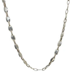 Sautoir Signé De La Maison Hermès Graine De Café En Argent -Castafiore Boutique sautoir signe de la maison hermes graine de cafe en argent 525578