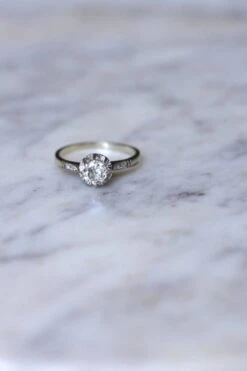 Solitaire Art Déco Diamant 0.50 Ct 10 Solitaire Art Déco Diamant 0.50 Ct -Castafiore Boutique solitaire art deco diamant 050 ct 323187