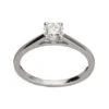 Bague Solitaire DE BEERS "DB Classic" En Platine Et Diamant