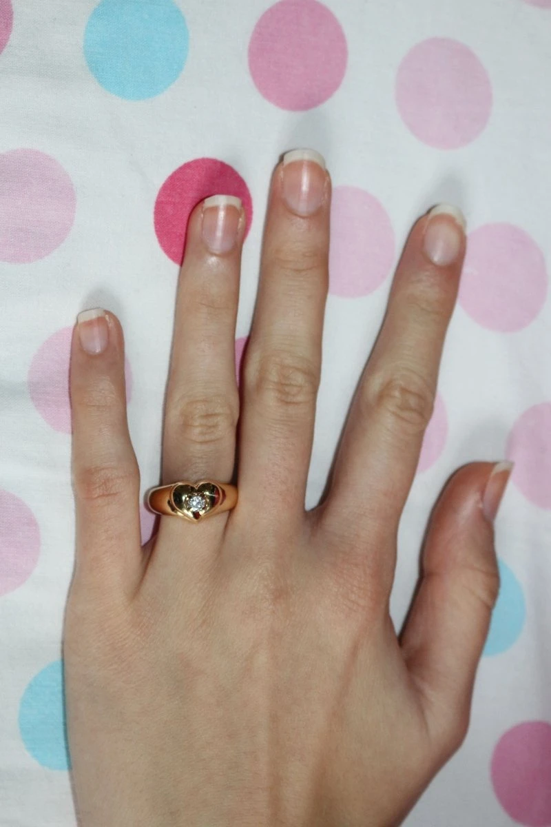 Van Cleef And Arpels Bague Coeur Diamant 2 Van Cleef And Arpels Bague Coeur Diamant – Image 2